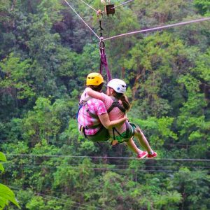 27 waterfalls zip line (Hiking and Swimming)