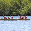 Canoas Tainos 2 em escala