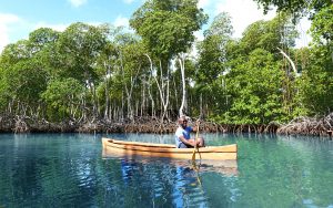 Canoas Tainos 6 em escala